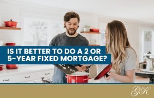 couple deciding between a 2 or 5-year fixed mortgage