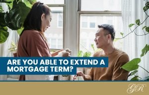 Couple reviewing their mortgage term